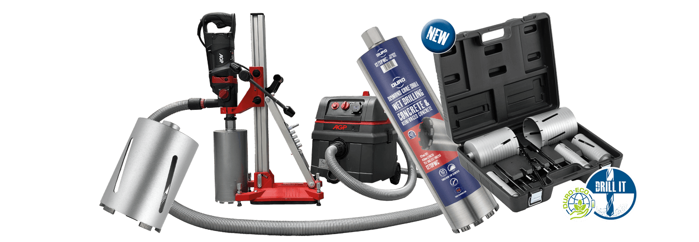 Diamond drilling rigs and core drilling accessories