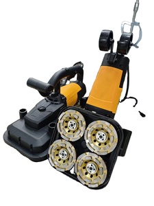 A Handheld Three-head or Four-head Dust-free Polishing Machine Is Used for Polishing Floors, Concrete and Cement Surfaces.