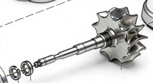 Exhaust Gas Turbocharger Turbine Blades