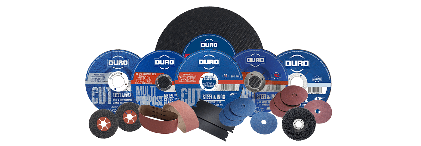 Bonded abrasive cutting and grinding discs